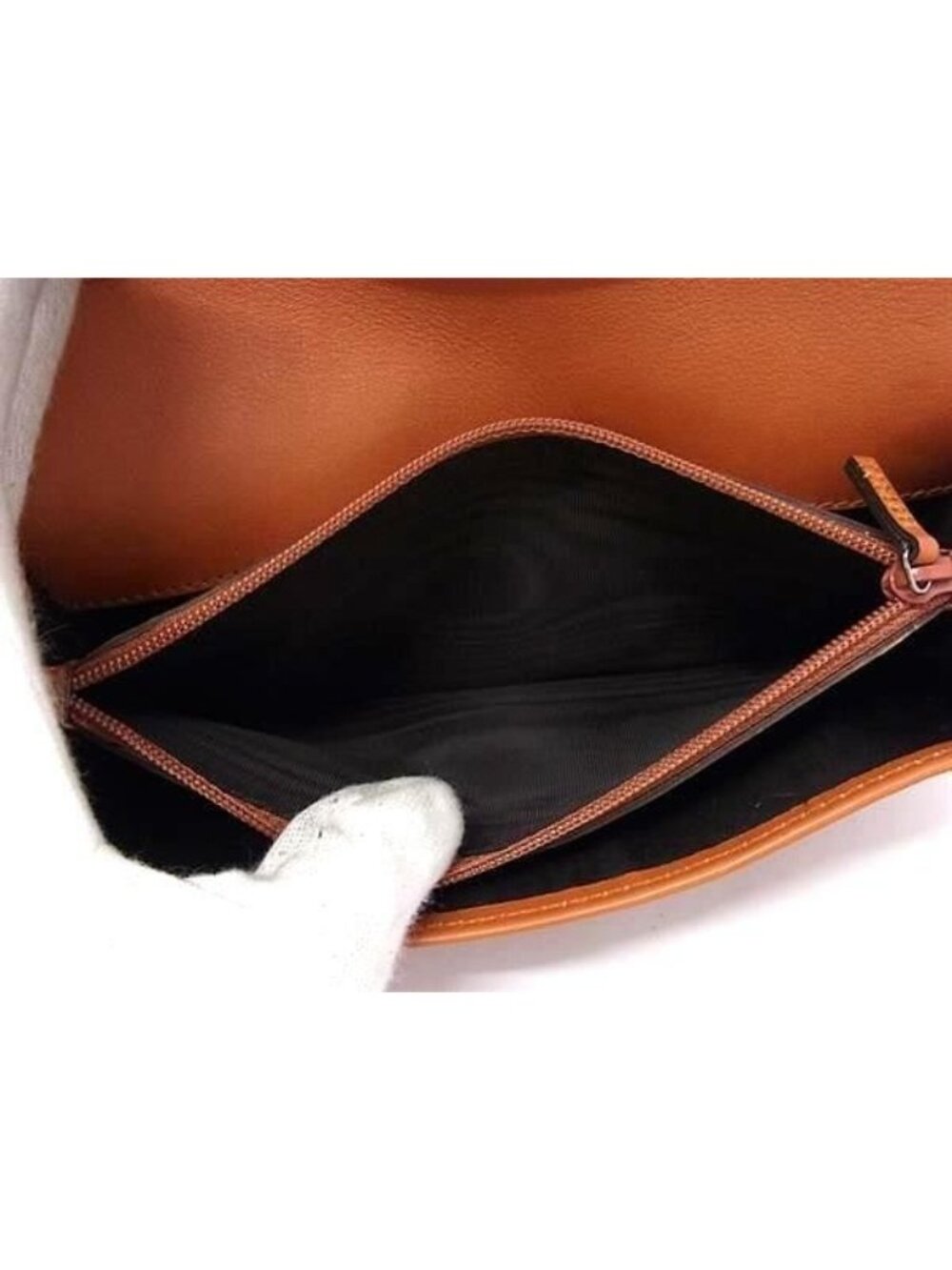 Gucci Wallet Guccissima Orange Brown Leather Bifold - Picture 5 of 6